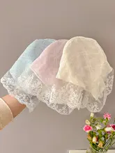 レースヘッドバンド一体型三角巾【リゾートスタイル・夏用】