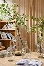 透明な花瓶 水耕栽培 リビング ラグジュアリー ガラス