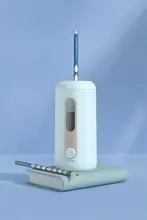 得力 大口径全自動鉛筆削り器【電動・粗い三角鉛筆対応・小学生用】