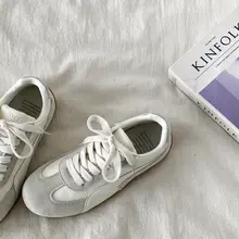 レディース ヴィンテージ風 軟底トレーニングシューズ【軽量・フラット・カジュアル】