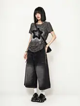 ヴィンテージ風ダメージTシャツ【レディース・ショートスリーブ・夏用】