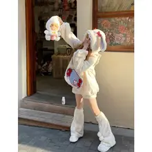 可愛らしいデザインのウールコート【冬用・保温・ロリータスタイル】