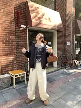 13C 厚手コットンカジュアルパンツ【防風・保温・冬用・ウエスト紐付き】