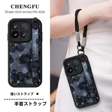 スマートフォンケース【ソフトシリコン・軽量・カメリアデザイン・斜め掛けストラップ対応】（セットアップ対応）