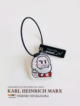 キーホルダー アクリル キャラクター 可愛い オリジナル ゴッホ マルクス ストラップ