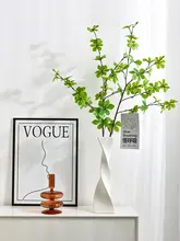 侘寂風 陶器花瓶【リビング用・グリーン植物にも最適・インテリア装飾】