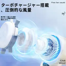 SOTHING 涼感を提供する手持ちウィンドファン【USB充電・静音・卓上・ポータブル】