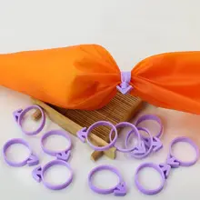 絞り袋用シリコンストラップ固定リング【漏れ防止・補助リング・単品】