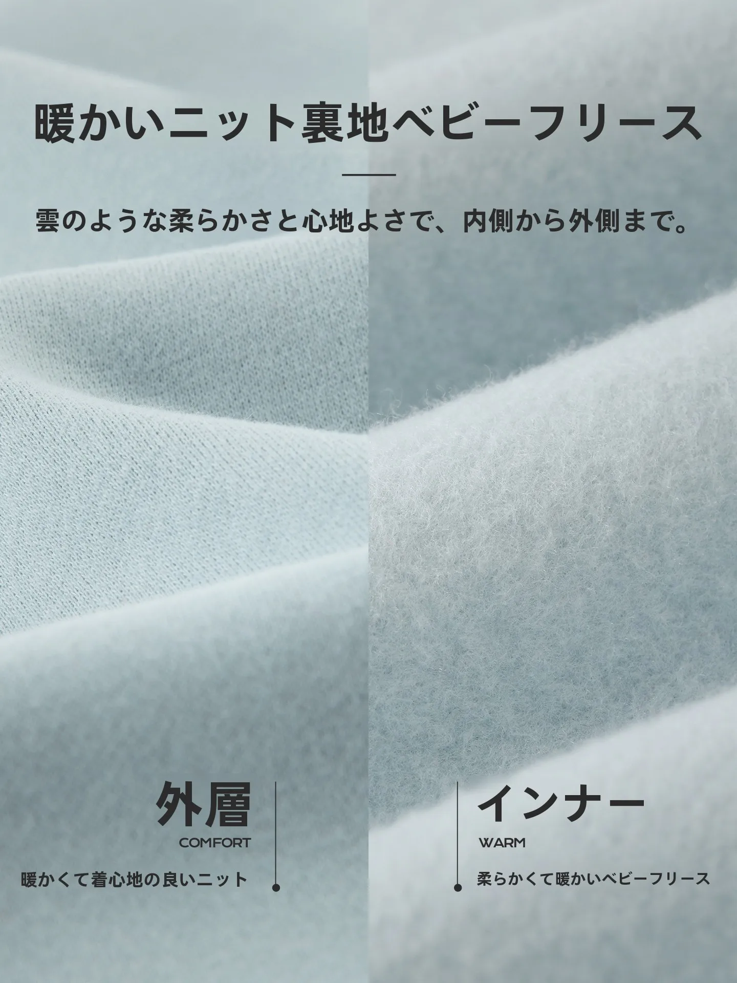 冰川ブルーのシンプルプリントパーカー：裏起毛対策と実用性の詳細解析
