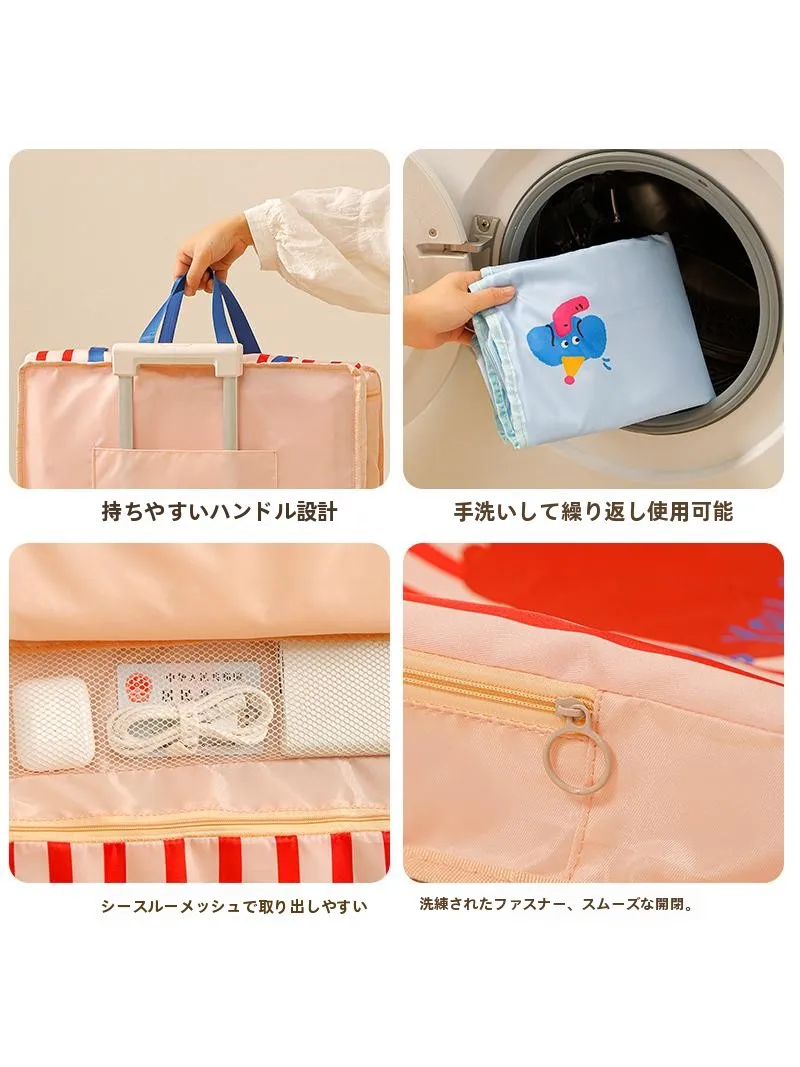 旅行用無地収納バッグ：1泊2日出張向けの軽量防水ハンドバッグの実用性解析