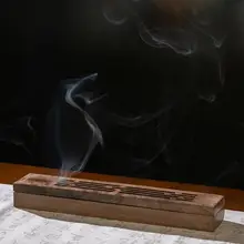 得力 香薰付き 書道用 ウェイトバー【黒胡桃木製・ギフトボックス付き・多用途】