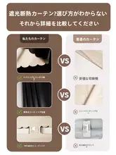 全遮光カーテン【穴あけ不要・マジックテープ式・簡易取り付け】