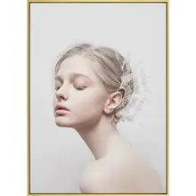北欧風インテリア装飾画【美女デザイン・美容院や服装店用】