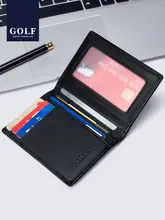 カードケース   メンズ 本革 薄型 スリム 軽量 コンパクト 運転免許証ケース 「GOLF」