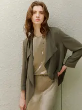 通勤用 大きな襟のジャケット＆キャミソール＆パンツ【三醋酸混紡・極上の柔らかさ】（セットアップ対応）