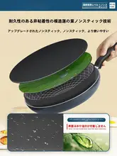 Supor フライパン【テフロン加工・家庭用・IH対応・卵焼きやパンケーキに最適】