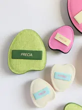 PRECIA フワフワパウダーパフ【高遮蔽・ソフト・化粧用スポンジ】