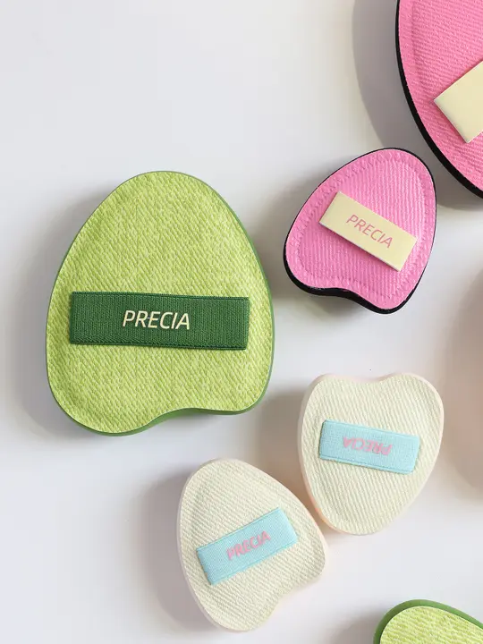 PRECIA フワフワパウダーパフ【高遮蔽・ソフト・化粧用スポンジ】