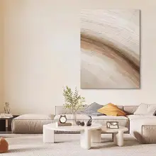 立体感ある手描き油絵の現代アート【侘寂風・抽象装飾画・玄関やリビングに最適】