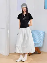 スカート レディース 韓流 甘め キュート 定番 着回し おしゃれ 夏 「IEF」