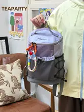 アウトドア用カラーブロックリュックサック【学生・軽量・ハイキング・男女兼用】