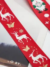 クリスマス印刷装飾 雪の結晶コレクション【クリスマスギフト・クリスマスツリー・赤いリボン】