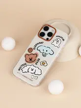 動物モチーフのかわいいスマホケース【オリジナルイラスト・ドゥードゥルデザイン・iPhone対応】