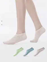 抗菌素材使用！女性用 薄手無地タイプのインビジブルソックス【滑り止め付き・防臭機能】