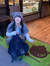 可愛い猫耳毛糸帽子【ファッションアクセント・優れた柔らかさ】