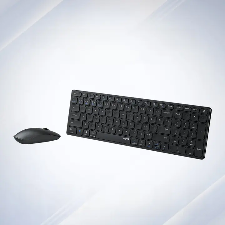 雷柏 9300S ワイヤレス マルチモード キーボードマウスセット【超薄型・静音設計・オフィス家庭用】