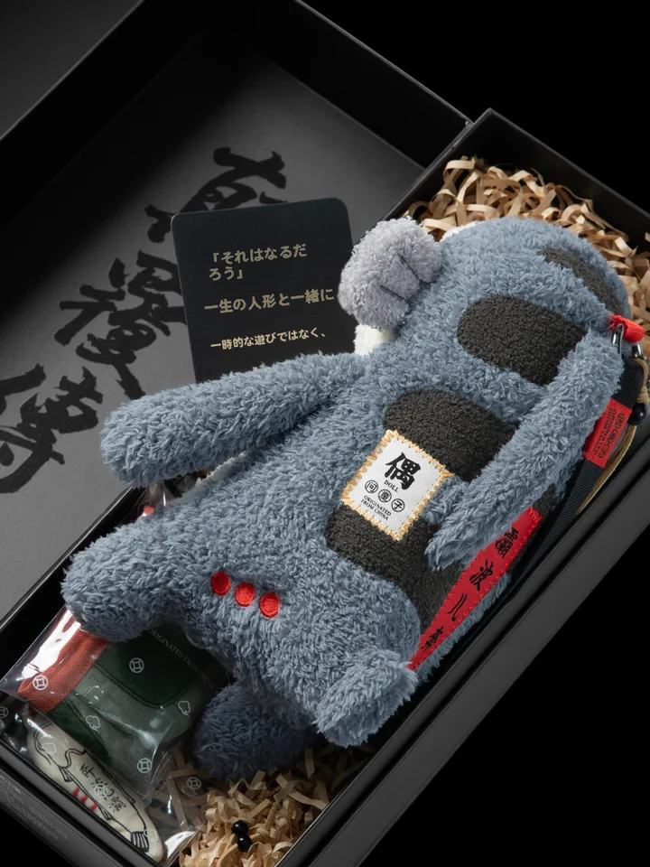 毛糸製のぬいぐるみキャラクター【アンティークスタイル・ギフト用】