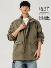 防風機能付きワークジャケット【春秋用・メンズ・レトロデザイン】