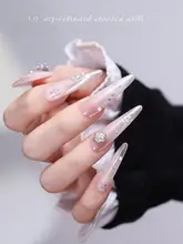 クリスマス雪の結晶デザインのネイルアート用ビジュー【合金製】