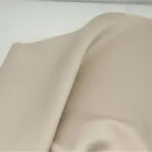 シャンパンベージュサテン生地【ドレス・キャミソール用・光沢感あり】