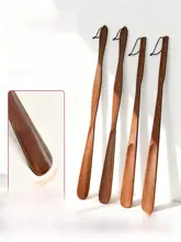 木製長柄シューhorn【便利な靴履きサポート工具・妊婦・高齢者対応】