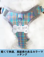 犬用ハーネスリード【中小型犬用・テディ・コーギー・ポメラニアン・フレンチブルドッグ対応】
