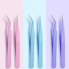 DIY手帳用ピンセットセット【ステッカー用・曲がり先端・多肉植物用クリップ】