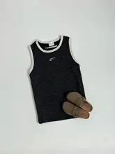 メンズ・レディース用アメリカンカラー刺繍ノースリーブTシャツ【カジュアル・運動用】