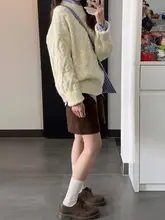レトロコーデュロイワイドパンツ【春用・ハイウエスト・小柄向け・カジュアル】（セットアップ対応）