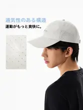 ランニングキャップ【通気性抜群・男女兼用・マラソン対応】