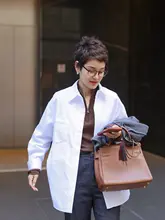 MsDidion コットン混合 厚手シャツ【秋冬用・高密度・レイヤードスタイル】