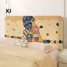 かわいいデザインのベッドヘッドカバー【汎用・全包タイプ・防塵】