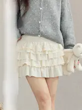 高腰の魅力的なフレアスカート【秋用・甘美なデザイン・修身タイプ】