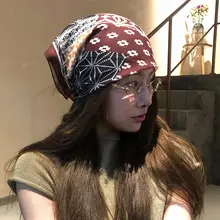 マルチバンダナ レディース アメカジ ヴィンテージ 甘辛MIX インスタ映え チューブトップ スカーフ バイク用 フェイスマスク「TheShiny」