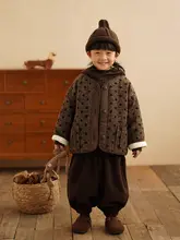 灯芯绒男の子用カジュアルパンツ【カラーコンビ・裾絞り・秋冬用・極上の柔らかさ】（セットアップ対応）