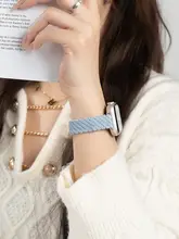 可愛いデザインのライトコーデュロイApple Watchバンド【iWatch11・Apple Watch S10/S11・磁気バックル】