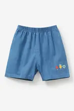 子供用 夏用 デニムパンツ【コットン製・薄手・男女兼用・ショートパンツ】