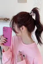 高いポニー用のパンプキンクリップ【髪飾り・前髪固定用・シャーククリップ】