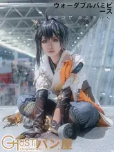 面白いコスプレ！常羽のコスチューム【ウィッグ・光る尾付き・全セットアップ対応】