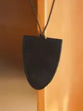 眼鏡用ストラップ【レザー製・長め・男女兼用・秋冬用】